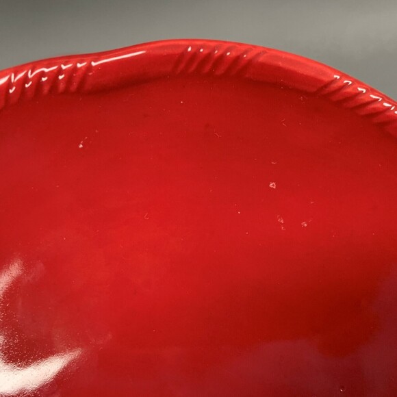 Tracy Porter Jolly Ol Snowy Salad Plates Red Lot of 3 - Picture 9 of 11